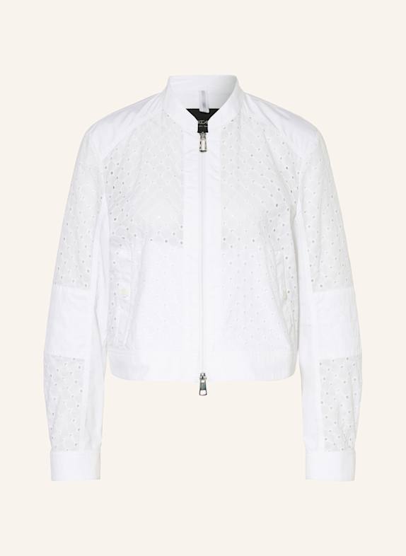 MARC CAIN Jacke mit Lochspitze 100 WHITE