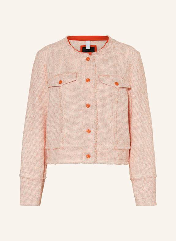MARC CAIN Kastenjacke aus Tweed 483 deep hokkaido