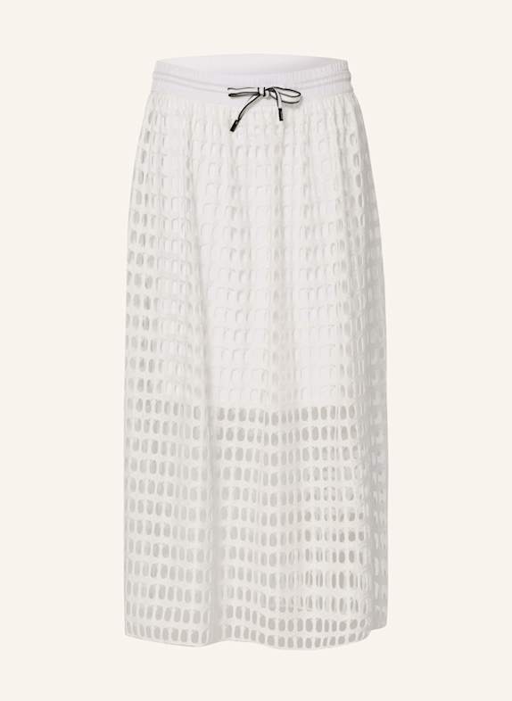 MARC CAIN Skirt in broderie anglaise 100 WHITE