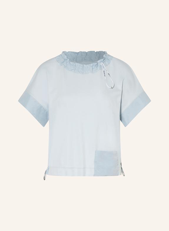 MARC CAIN T-Shirt im Materialmix 313 soft sky blue