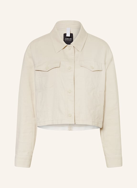MARC CAIN Kastenjacke mit Leinen 183 soft stone