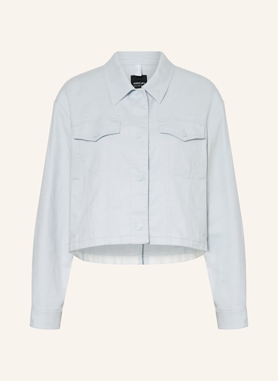 MARC CAIN Kastenjacke mit Leinen 313 soft sky blue