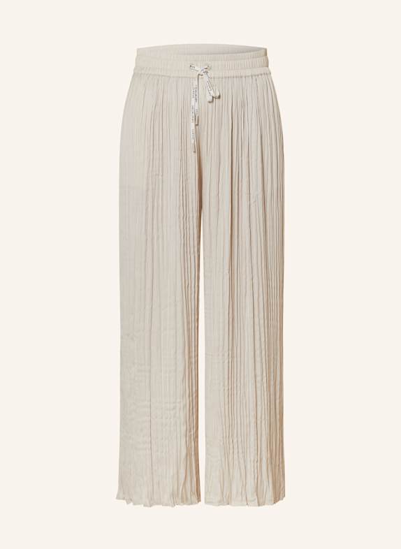 MARC CAIN Culotte WOLIN mit Plissees 183 soft stone