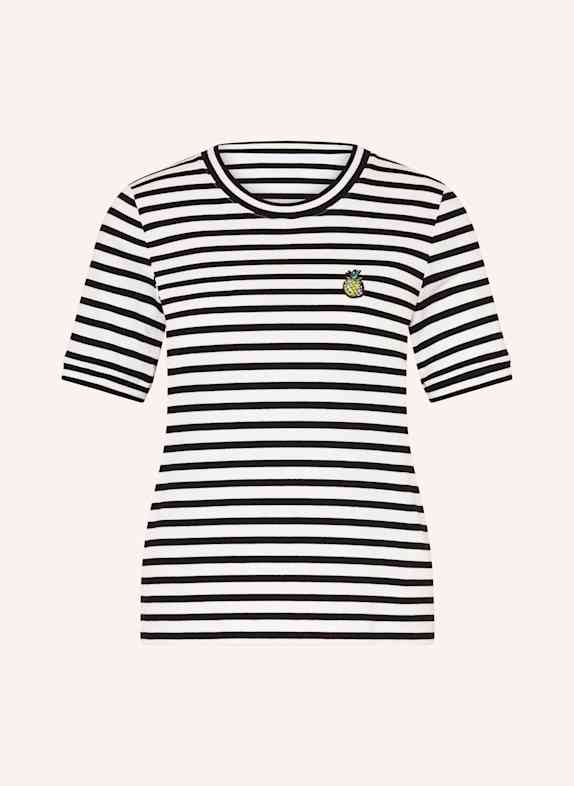 MARC CAIN T-Shirt 190 white and black