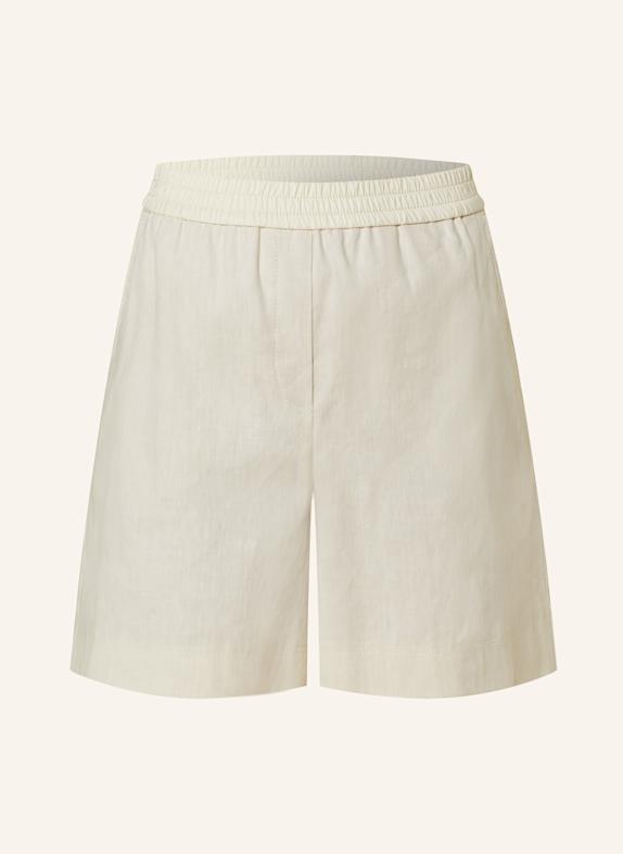 MARC CAIN WILLMAR shorts with linen 113 powder cream