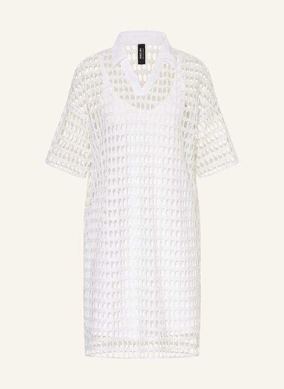 MARC CAIN Dress made of broderie anglaise 100 WHITE