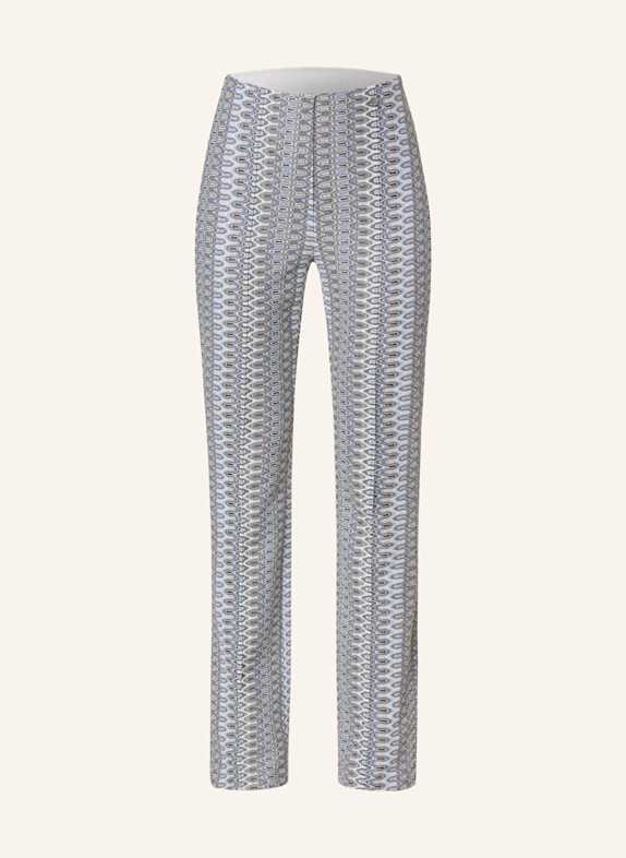 MARC CAIN Jacquard-Hose FREDERICA mit Glitzergarn 361 new skydiver