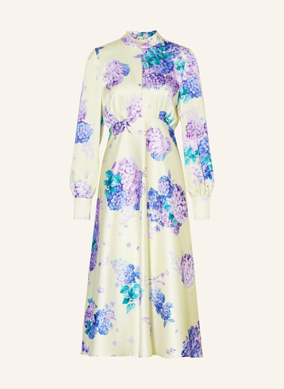 MARC CAIN Cocktailkleid aus Satin 405 bright vanilla