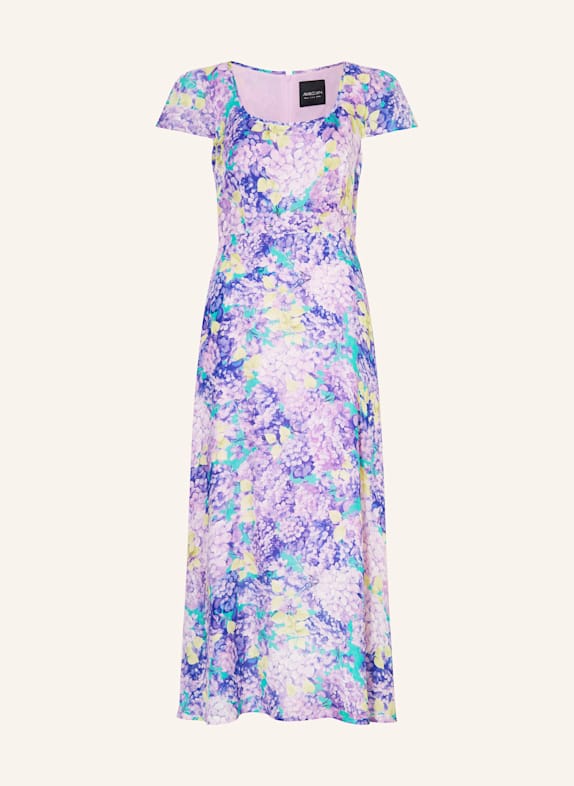 MARC CAIN Cocktail dress with silk and linen 764 amethyst