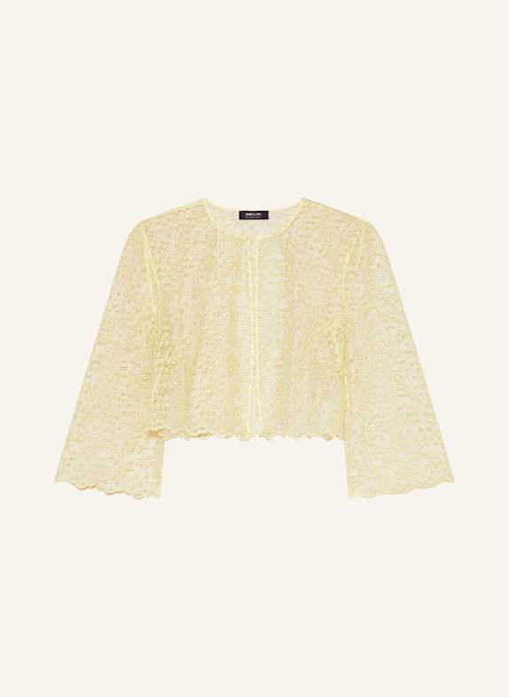 MARC CAIN Bolero mit Glitzergarn 405 bright vanilla