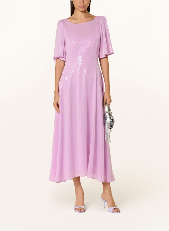 MARC CAIN Cocktailkleid mit Pailletten 707 deep lavender