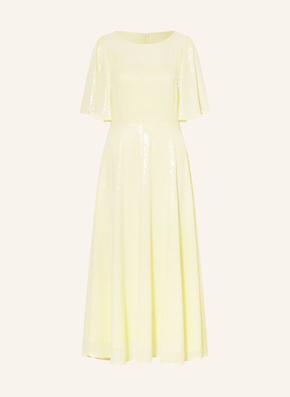 MARC CAIN Cocktailkleid mit Pailletten 405 bright vanilla