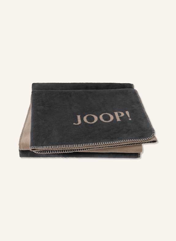JOOP! Plaid DUNKELGRAU/ TAUPE