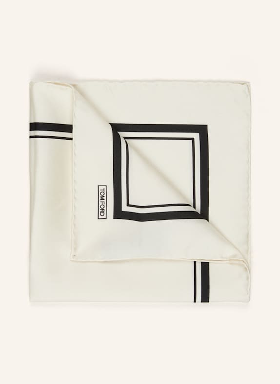 TOM FORD Seidentuch WEISS/ SCHWARZ