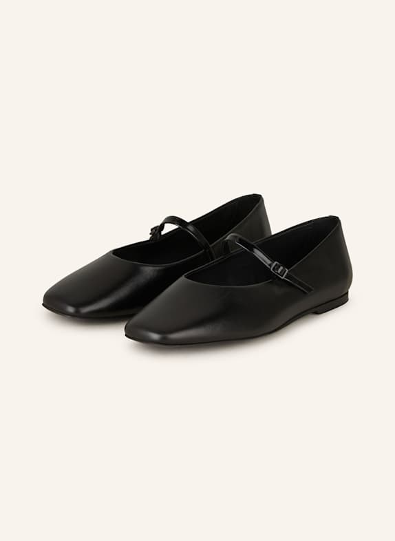 Calvin Klein Mary-Jane-Ballerinas SCHWARZ