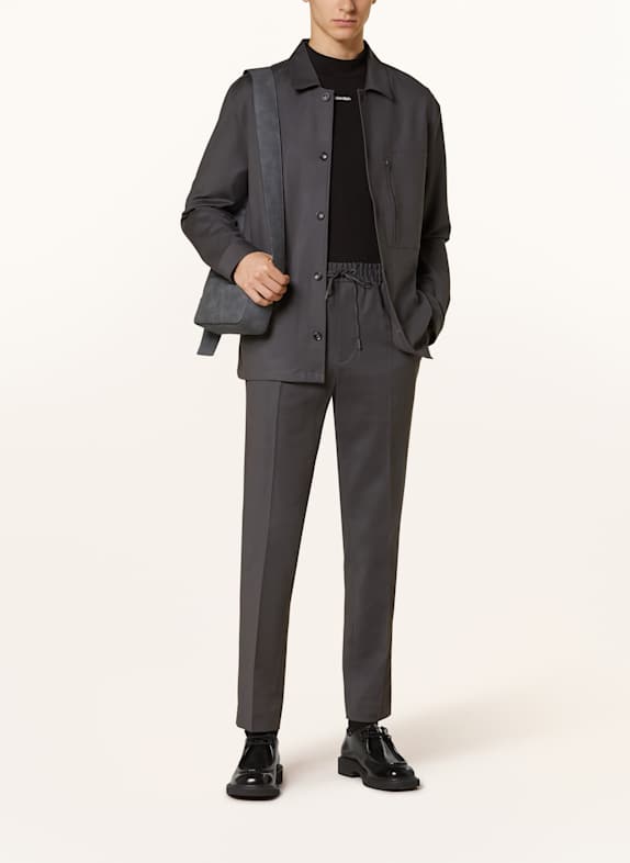 Calvin Klein Hose im Jogging-Stil Tapered Fit DUNKELGRAU