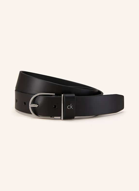 Calvin Klein Ledergürtel SCHWARZ