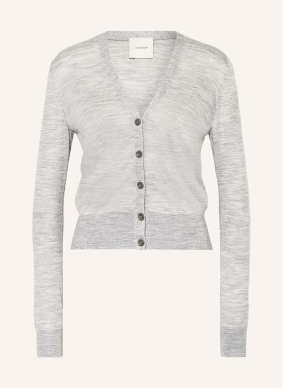 Calvin Klein Strickjacke GRAU