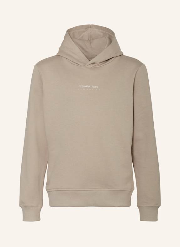 Calvin Klein Hoodie SHIFTED BACKPRINT BEIGE