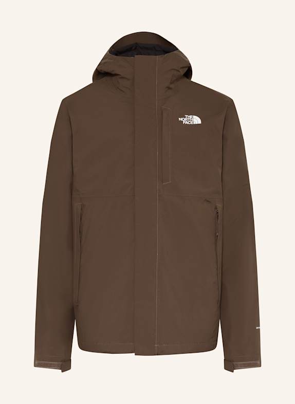 THE NORTH FACE 2-in-1-Jacke CARTO TRICLIMATE® BRAUN/ SCHWARZ