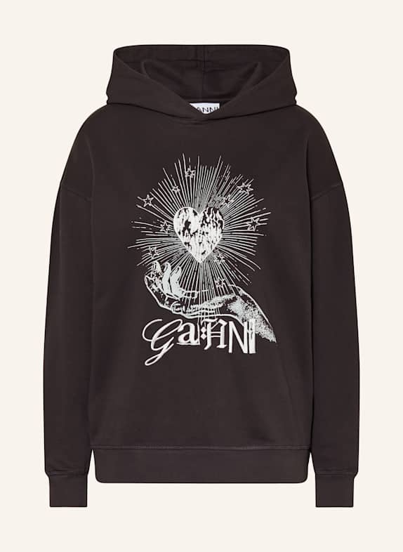 GANNI Hoodie ISOLI SCHWARZ