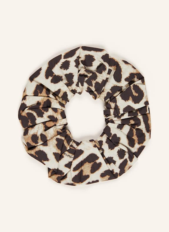 GANNI Hair tie LIGHT BROWN/ DARK BROWN/ BROWN