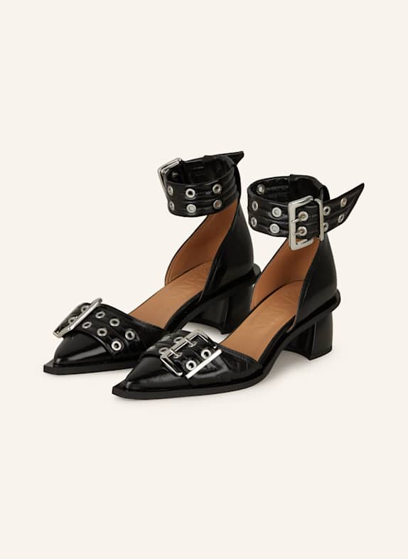 GANNI Pumps SCHWARZ