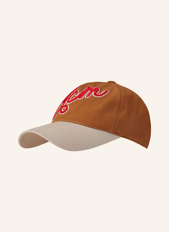 MCM Cap COGNAC/ HELLBRAUN/ ROT