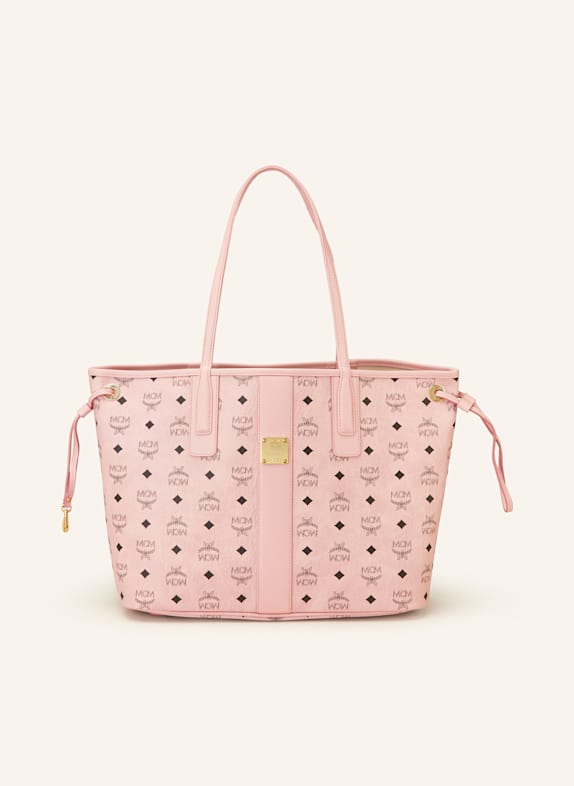MCM Shopper LIZ VI with pouch PINK/ BLACK