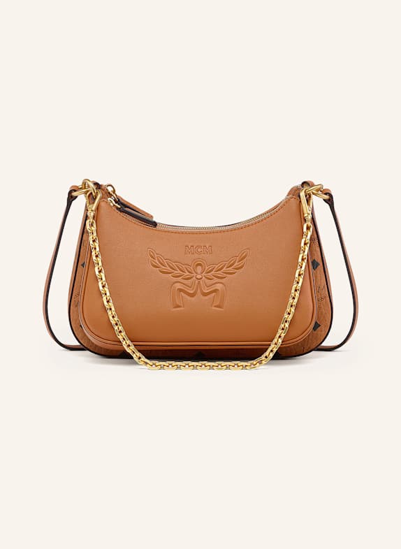 MCM Set of 2 crossbody bags AREN VI SMALL COGNAC