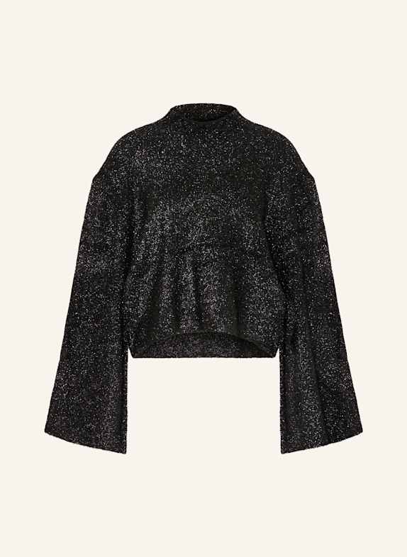 GESTUZ Pullover FLINAGZ mit Glitzergarn SCHWARZ