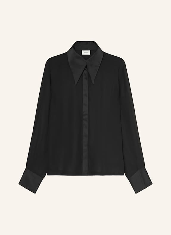 GESTUZ Shirt blouse CHIFFAGZ BLACK