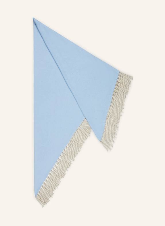 HERZEN'S ANGELEGENHEIT Dreieckstuch mit Cashmere HELLBLAU