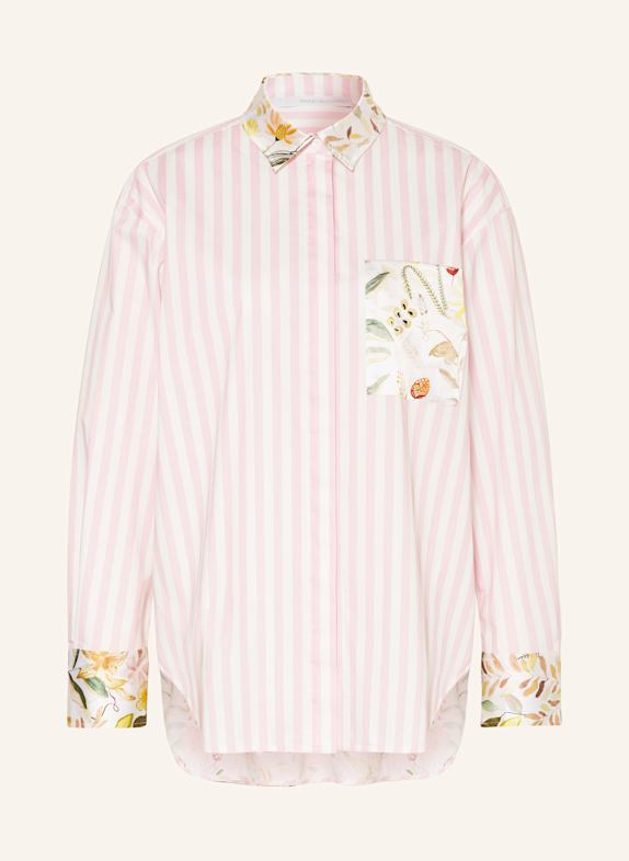 HERZEN'S ANGELEGENHEIT Shirt blouse PINK/ YELLOW/ GREEN