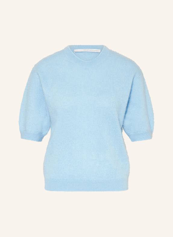 HERZEN'S ANGELEGENHEIT Knit shirt in cashmere LIGHT BLUE