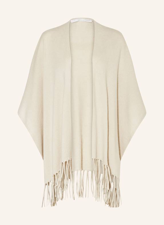 HERZEN'S ANGELEGENHEIT Cape with cashmere BEIGE