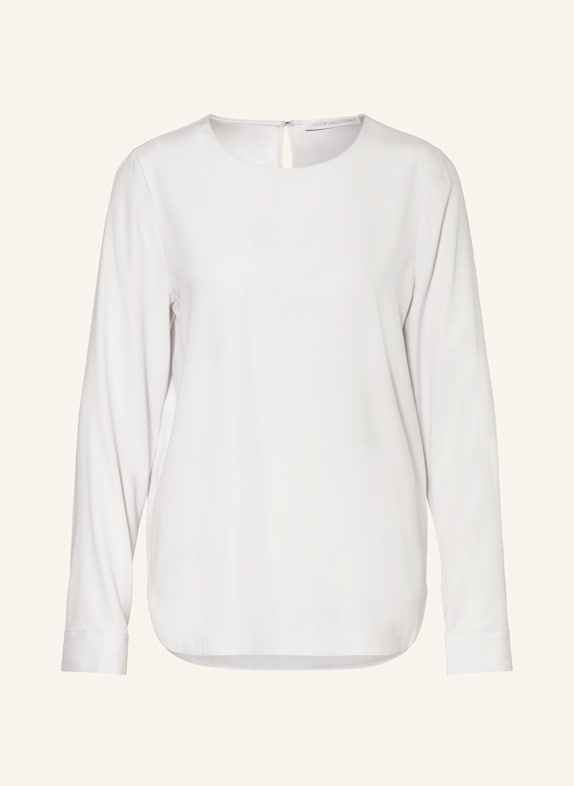 HERZEN'S ANGELEGENHEIT Shirt blouse in silk LIGHT GRAY