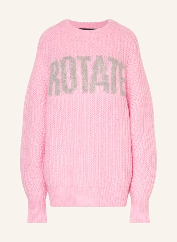 ROTATE Oversized-Pullover PINK