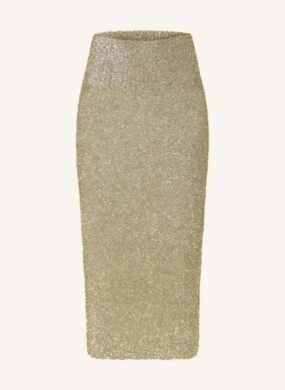 InWear Rock YELENAIW mit Glanzgarn SILBER