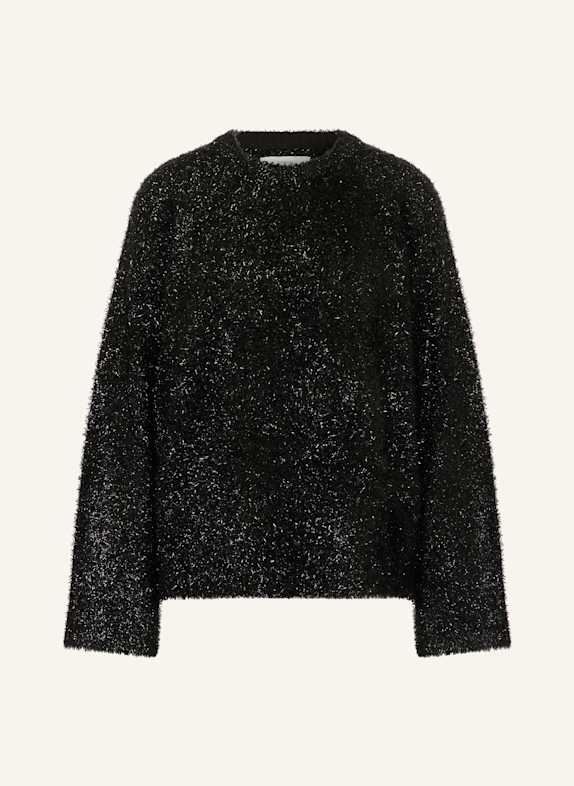 InWear YELENAIW sweater with glitter thread BLACK