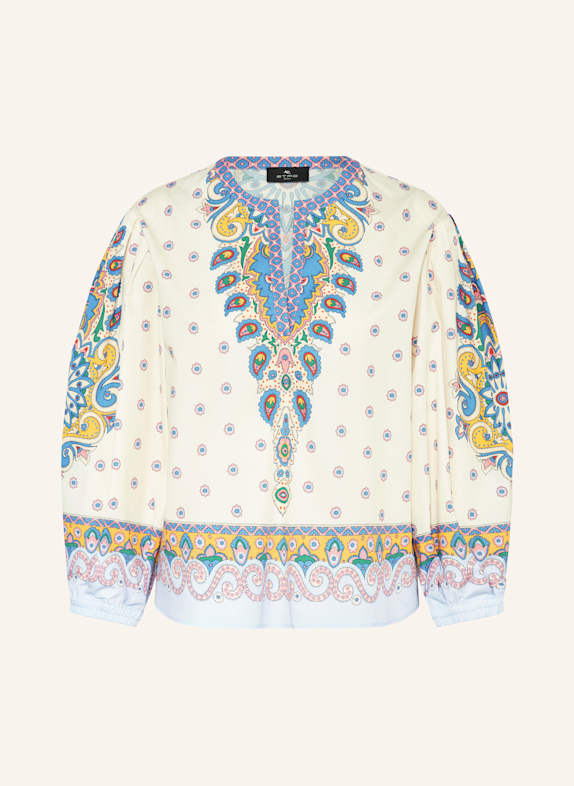 ETRO Blusenshirt ECRU/ BLAU/ ROSA