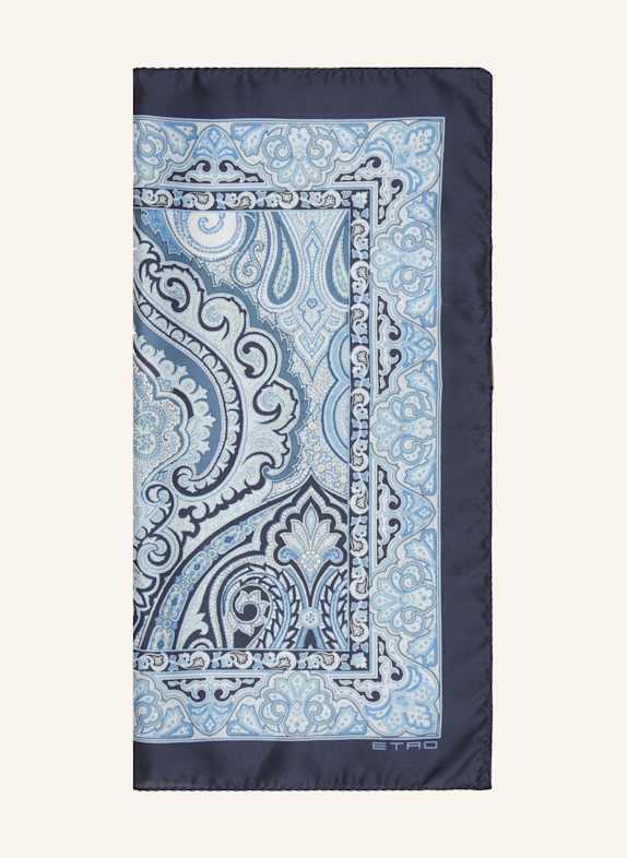 ETRO Seidentuch HELLBLAU/ DUNKELBLAU
