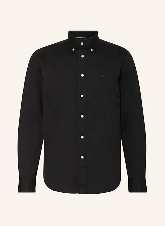 TOMMY HILFIGER Hemd Regular Fit SCHWARZ