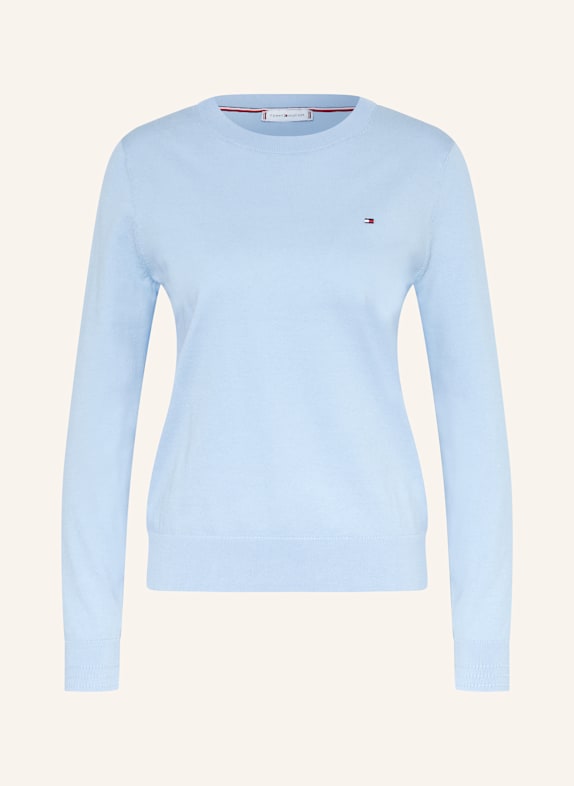 TOMMY HILFIGER Pullover HELLBLAU