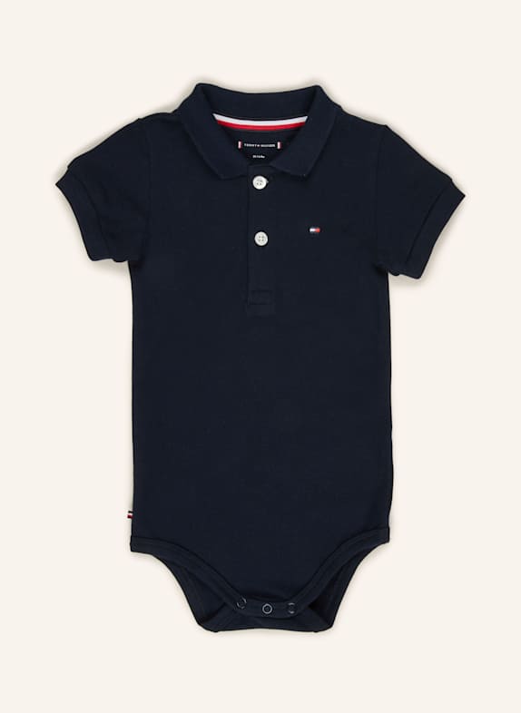 TOMMY HILFIGER Piqué-Body DUNKELBLAU