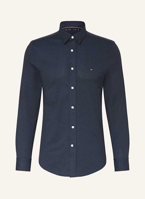 TOMMY HILFIGER Hemd Slim Fit DUNKELBLAU