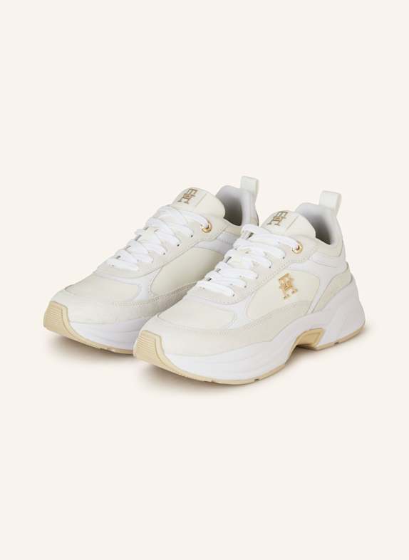 TOMMY HILFIGER Sneakersy KREMOWY/ BIAŁY