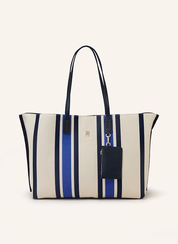 TOMMY HILFIGER Shopper CREME/ DUNKELBLAU