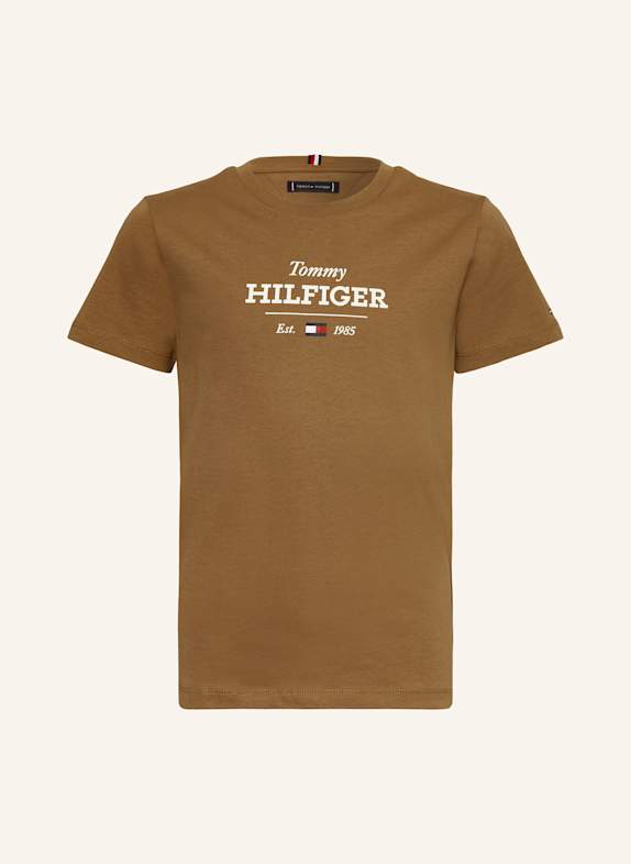 TOMMY HILFIGER T-Shirt BRAUN