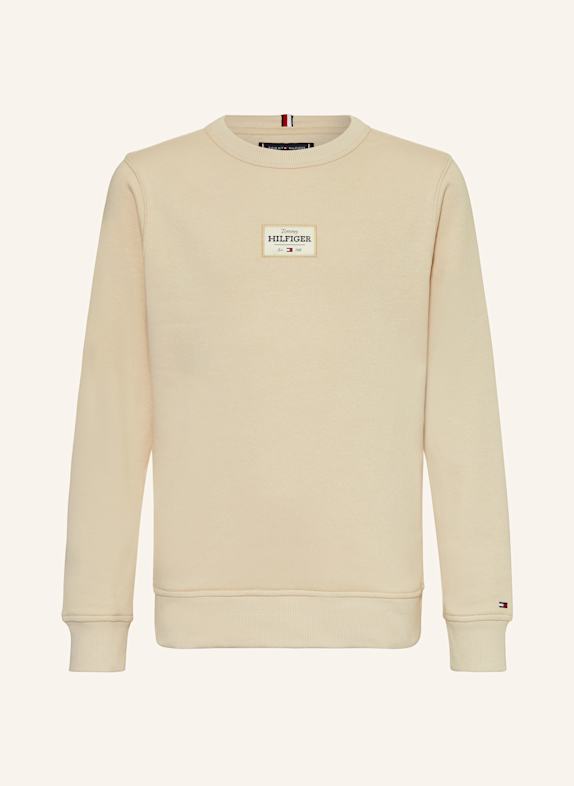 TOMMY HILFIGER Bluza nierozpinana JASNOBRĄZOWY
